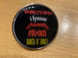 Pin Anstecker Rock Punk Metal Pop