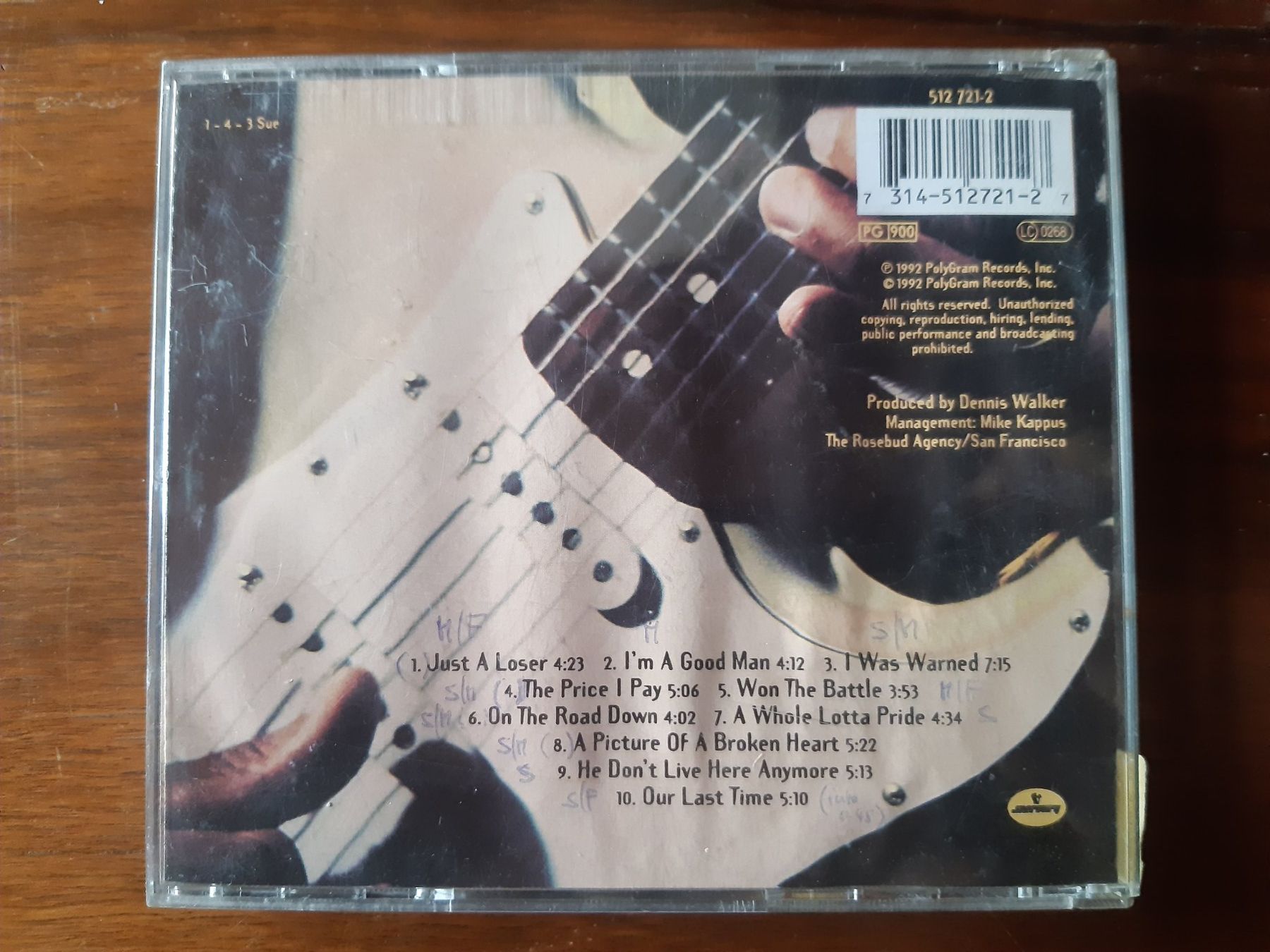 CD: Robert Cray - I Was Warned (Cd, album) – Usato da Verscio venduto da giamma1985 1