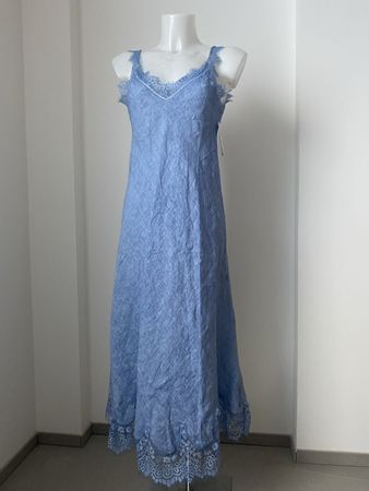 Vestito lungo pizzo donna taglia unica nuovo