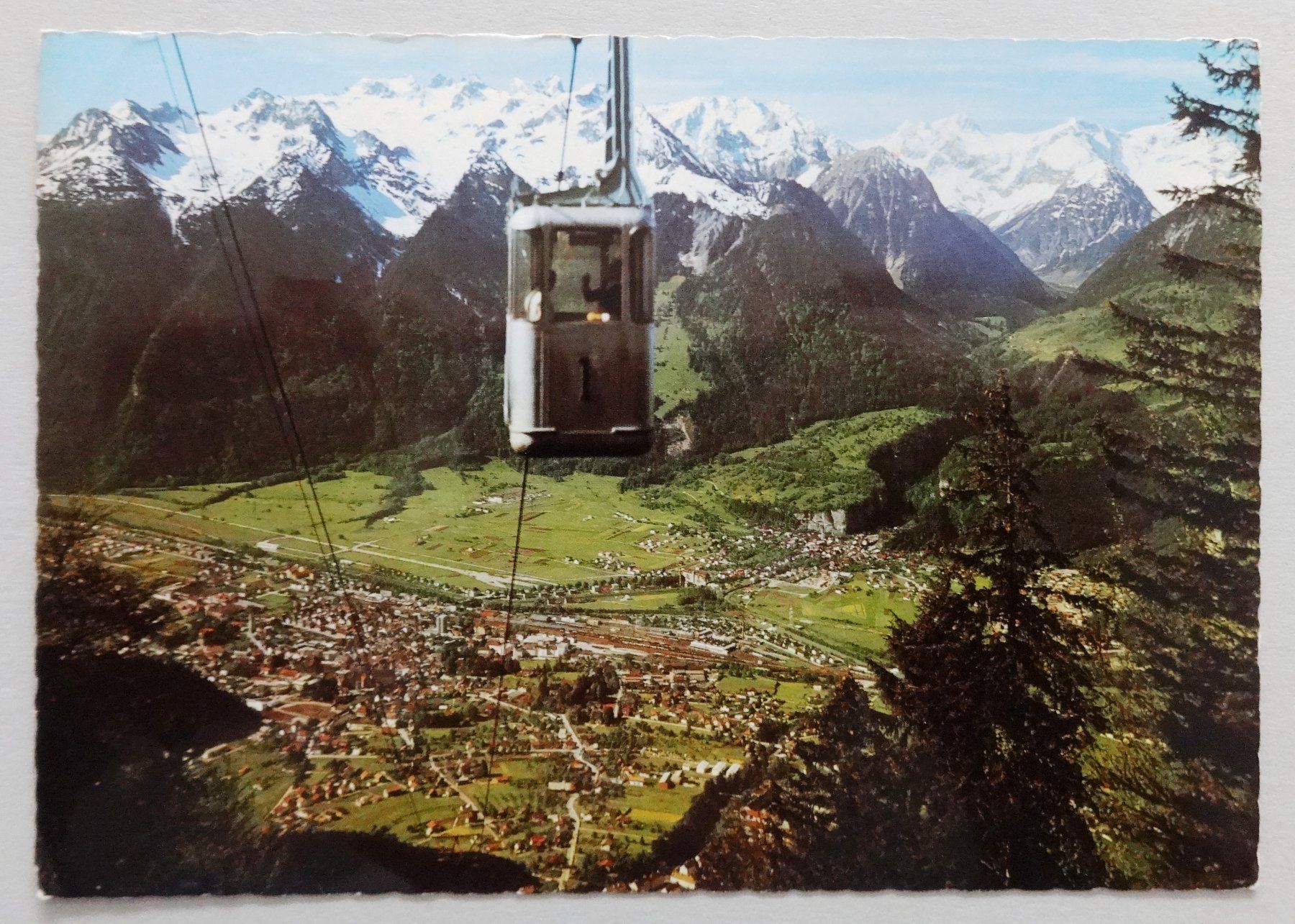 Cartes postales: Bludenz gegen Rhätikon, Muttersbergseilbahn – Défectueux à Fétigny par Billy2miny
