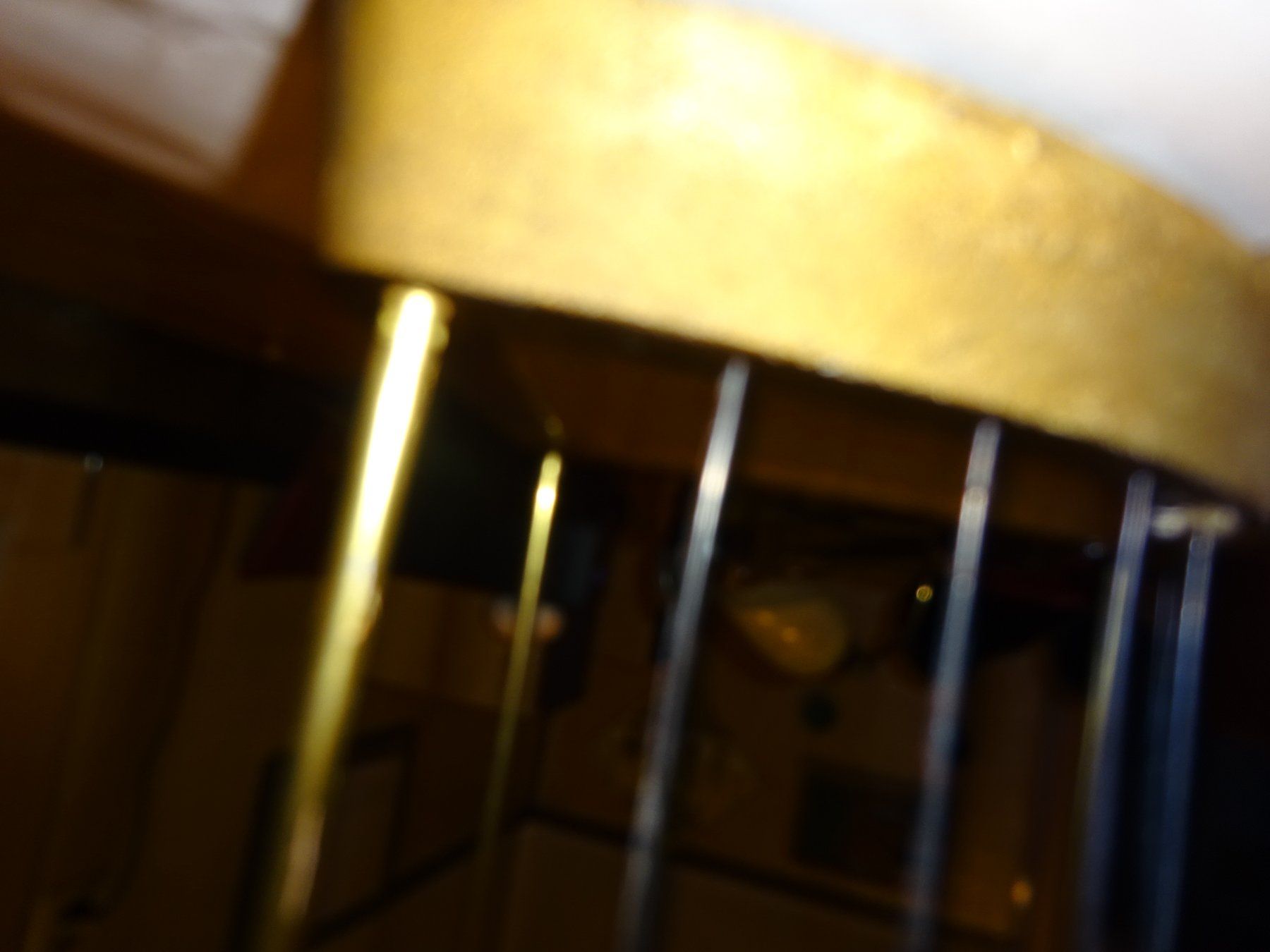 Garderobe: Messingschirmständer mit String aus den 40/50er top Zustand – Gebraucht aus Walde AG von Grmpft 5