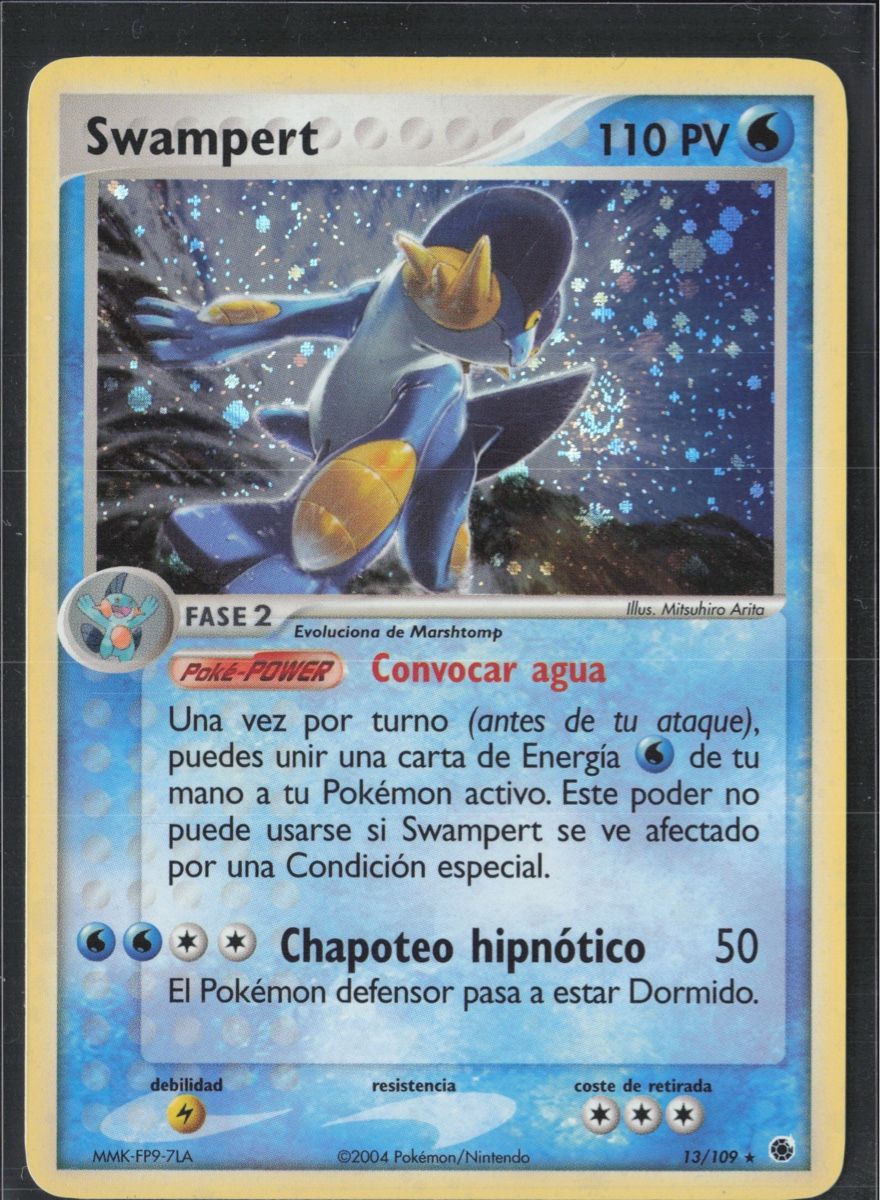 Pokémon Carte collezionabili: POKÉMON / Swampert / EX Ruby & Sapphire / Holo+Swirl / 1Fr.! – Usato da Herzogenbuchsee venduto da TCG-High-Quality