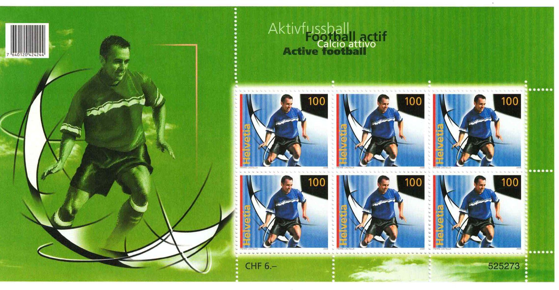 Alle Briefmarken: Feuillet Football actif 2008 – Neu (gemäss Beschreibung) aus CHENE-BOURG von Praslin