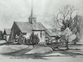 Nora Gerber Kapelle Gerlikon 280/46 in Alurahmen