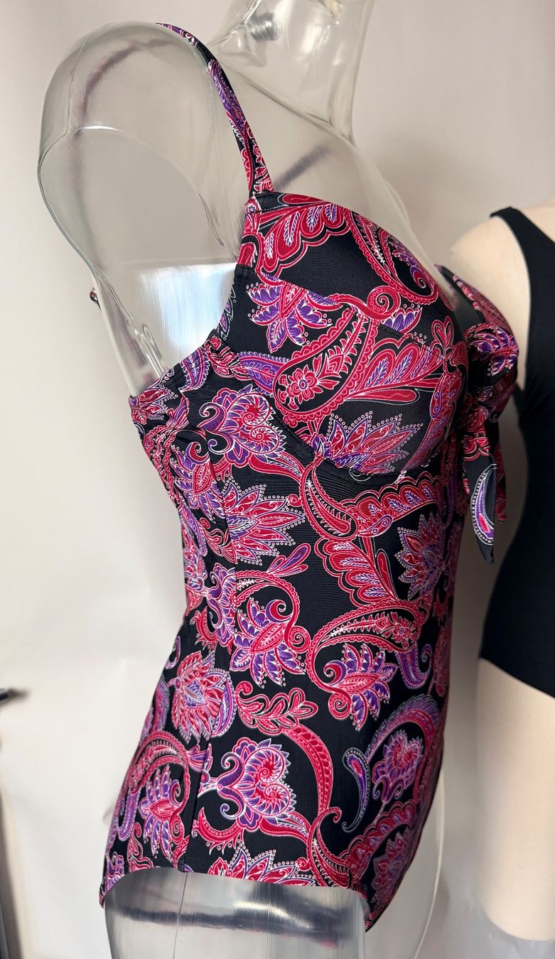 Badekleider & Bikinis: LINGADORE Beach, Badekleid, Grösse 40D, Schwarz mit Muster – Neu und originalverpackt aus Rudolfstetten von gst_g7xl 1