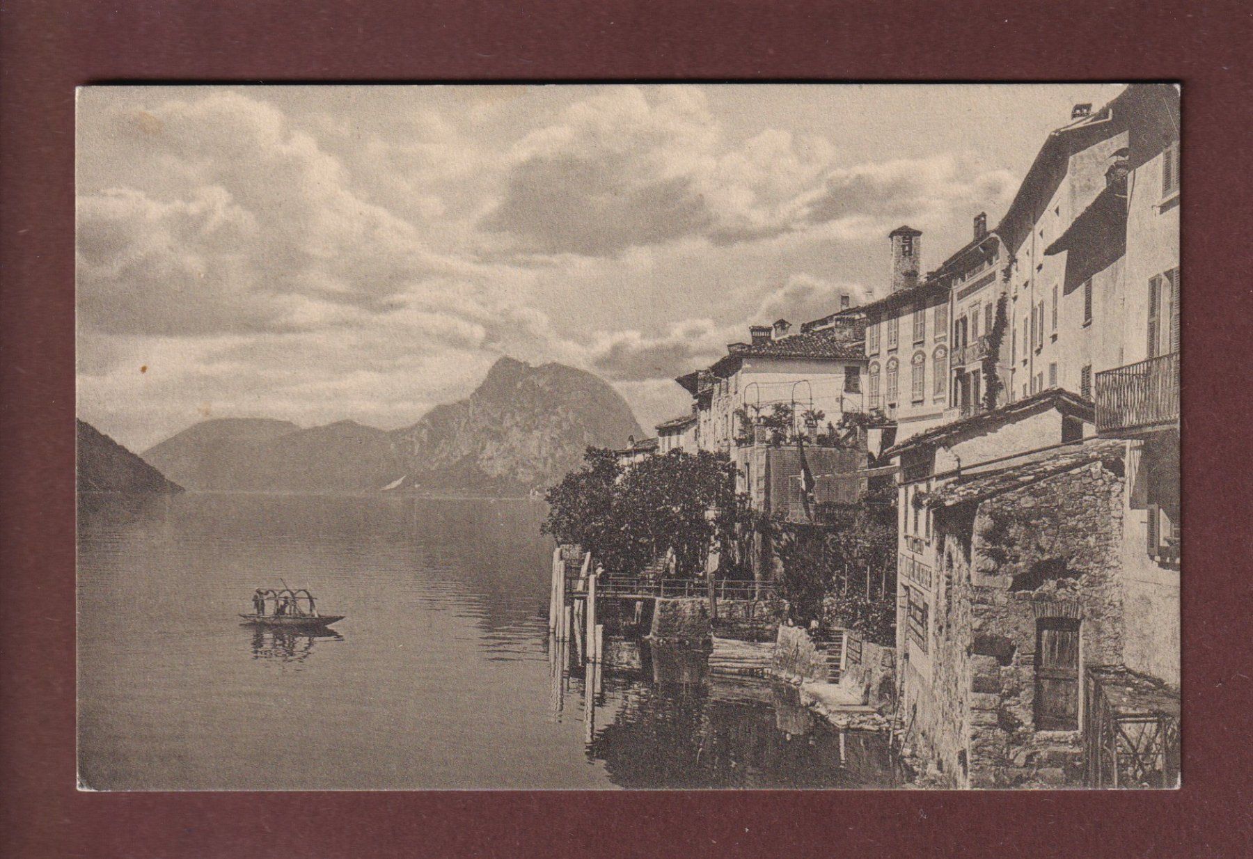 Cartoline postali: GANDRIA – Usato da Pully venduto da nicecards