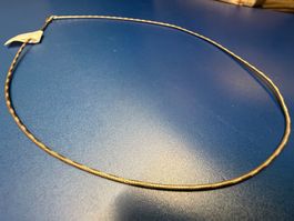 KORDELKETTE 925 SILBER, 50 CM, SCHÖNE STABILE DRAHTKETTE