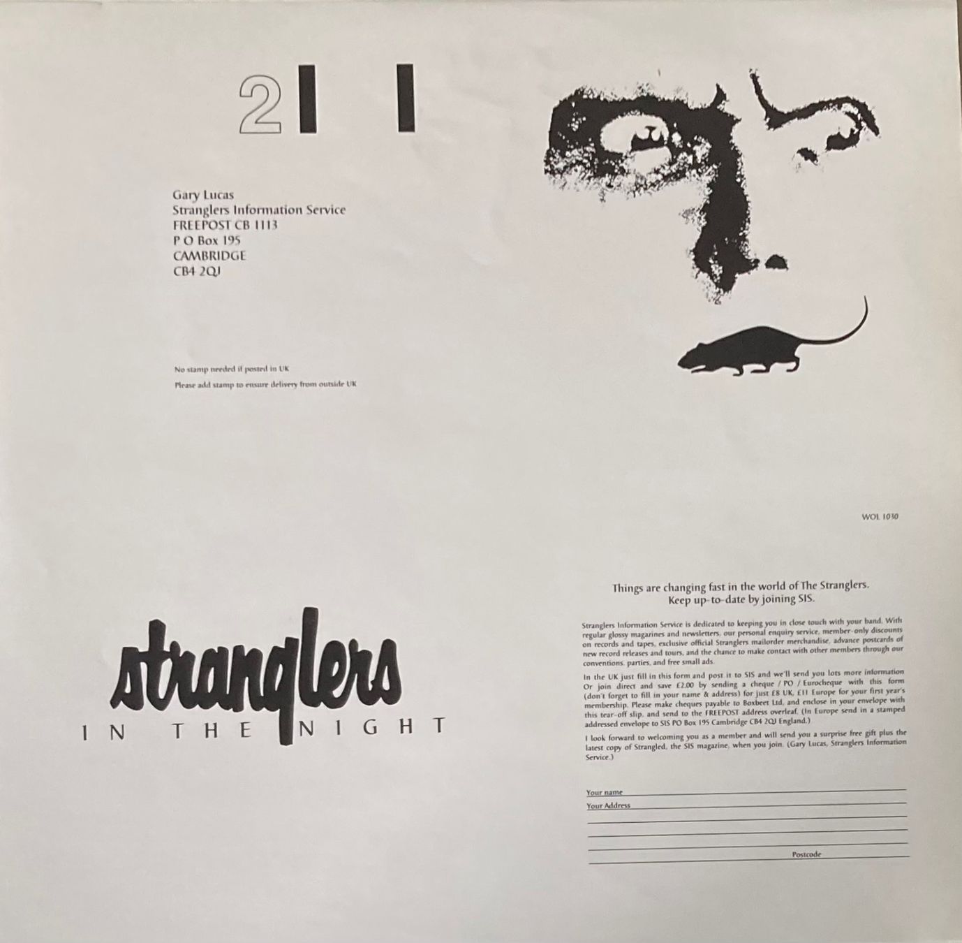 Vinyles: STRANGLERS - IN THE NIGHT – D'occasion à Poliez-Pittet par Newtown-Records 3