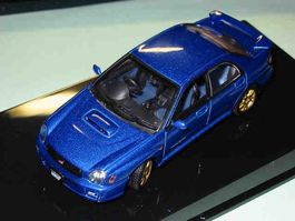 Subaru Neu Age Impreza WRX 01 blau * AUTOart 1:43