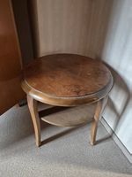 Runder Beistelltisch / Kaffeetisch, Antik, Holz