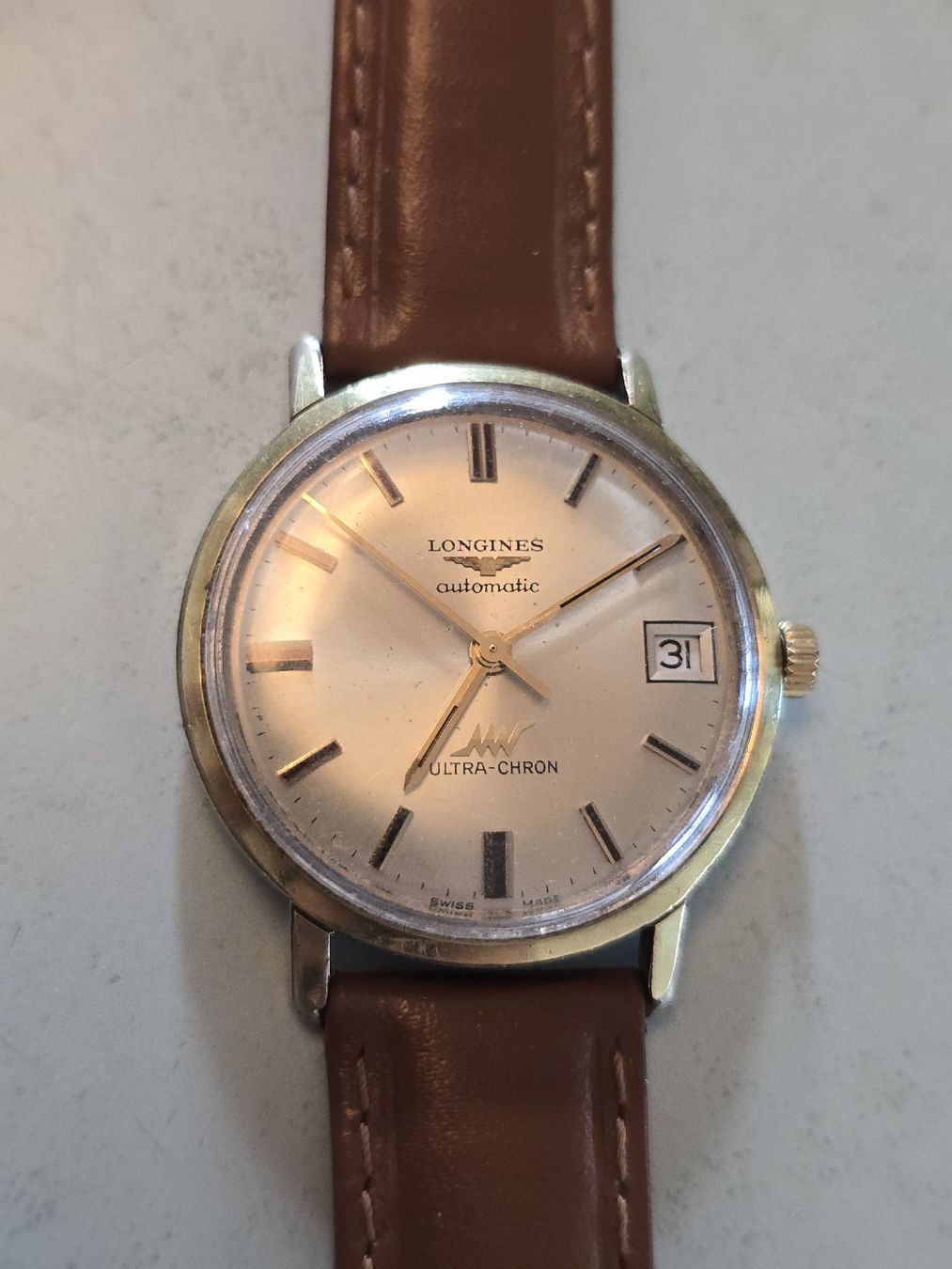 Longines Uhren: Longines ultra chron. Extra flat automatic 1950 – Gebraucht aus Satigny von Baazarbaron 7