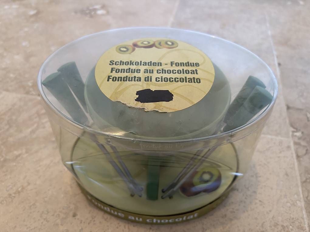 Geschirrsets: Set pour fondue au chocolat – Neu und originalverpackt aus Neyruz FR von papillon710