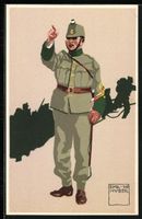 sign. Emil Huber: Felduniform, Neue Ordo