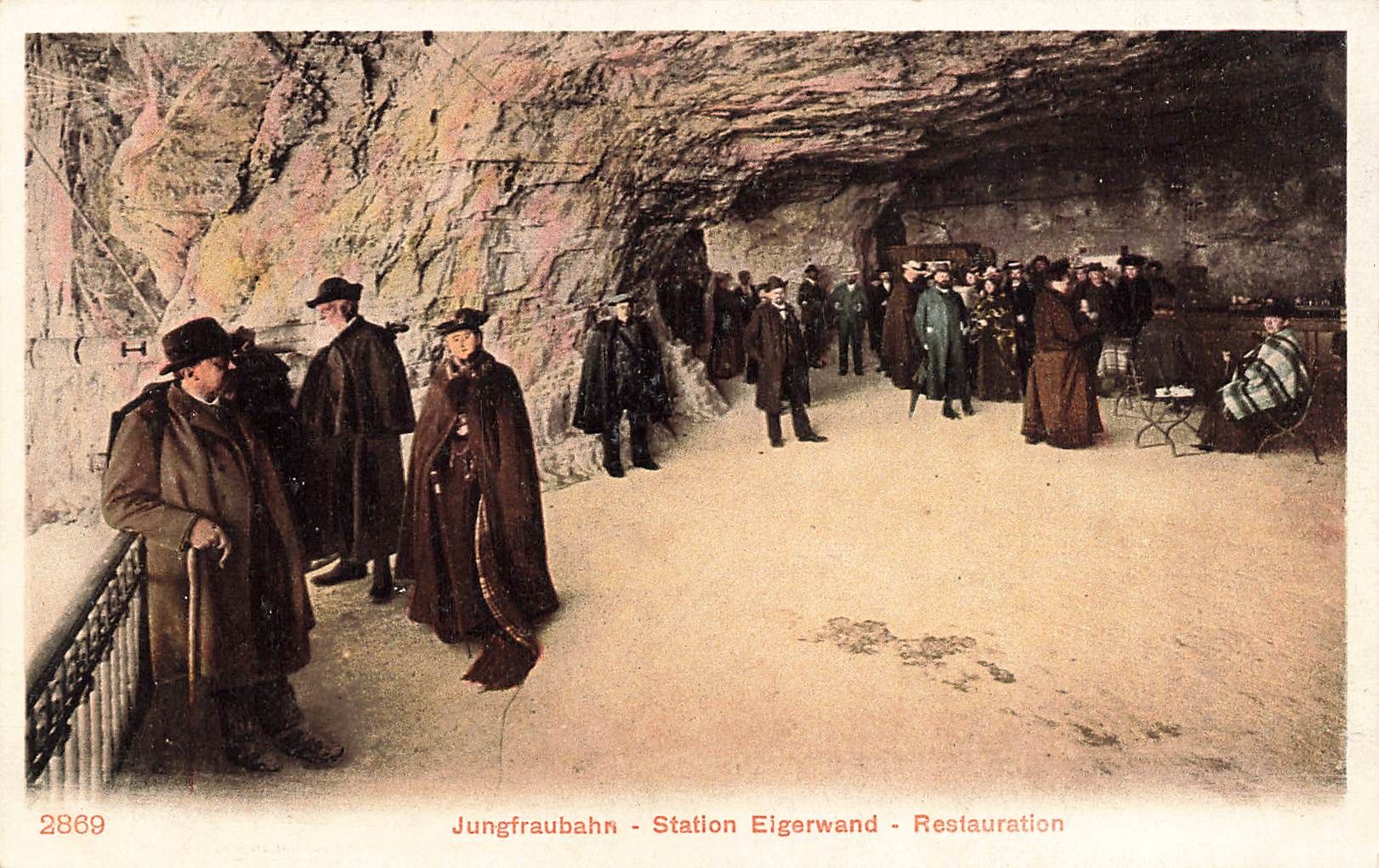 Ansichtskarten: Jungfraubahn stazion eigerwand – Gebraucht aus Biasca von Blenio71