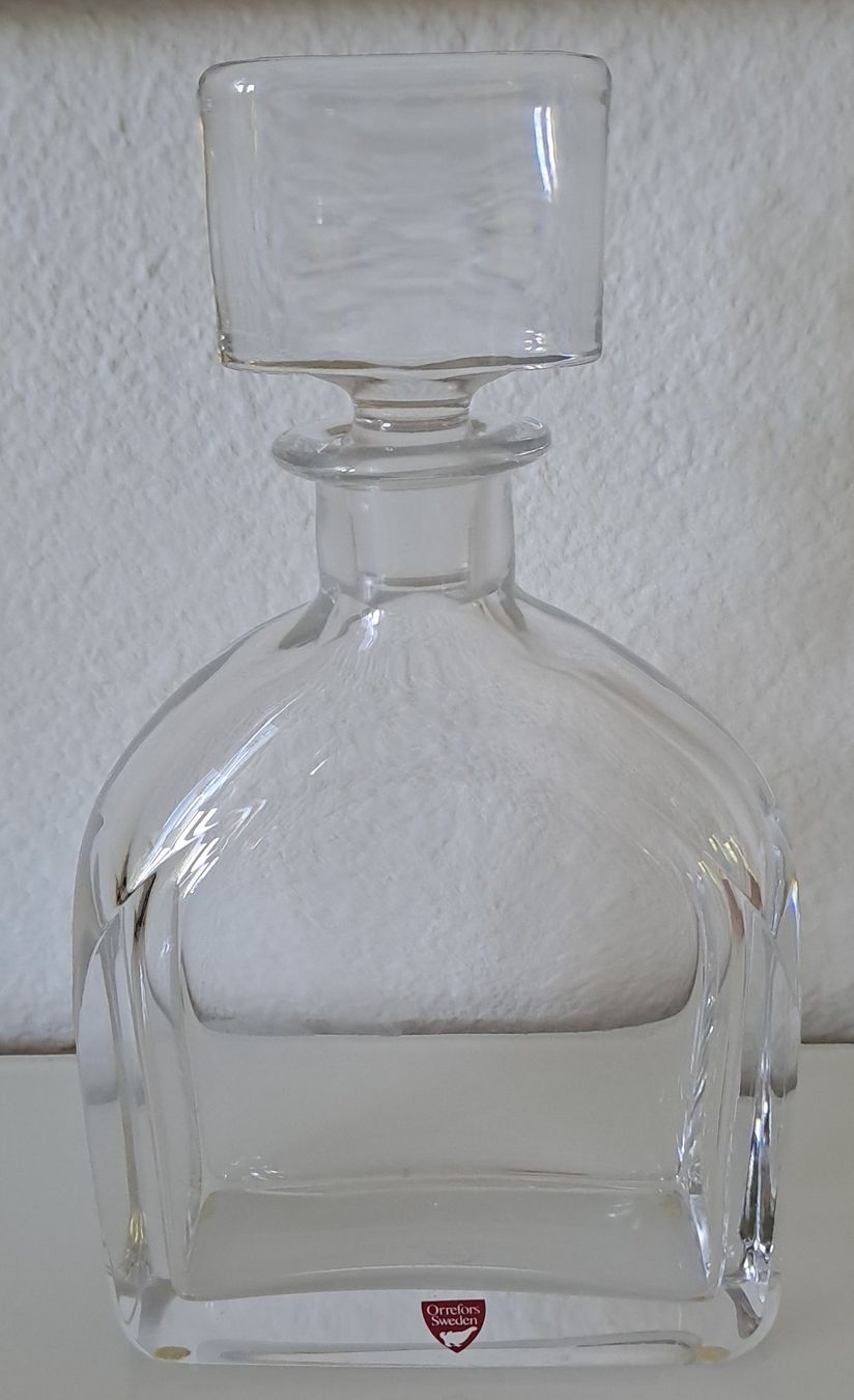 Karaffen: Edle Whisky- Karaffe von Orrefors – Gebraucht aus Wallisellen von monbijoux009