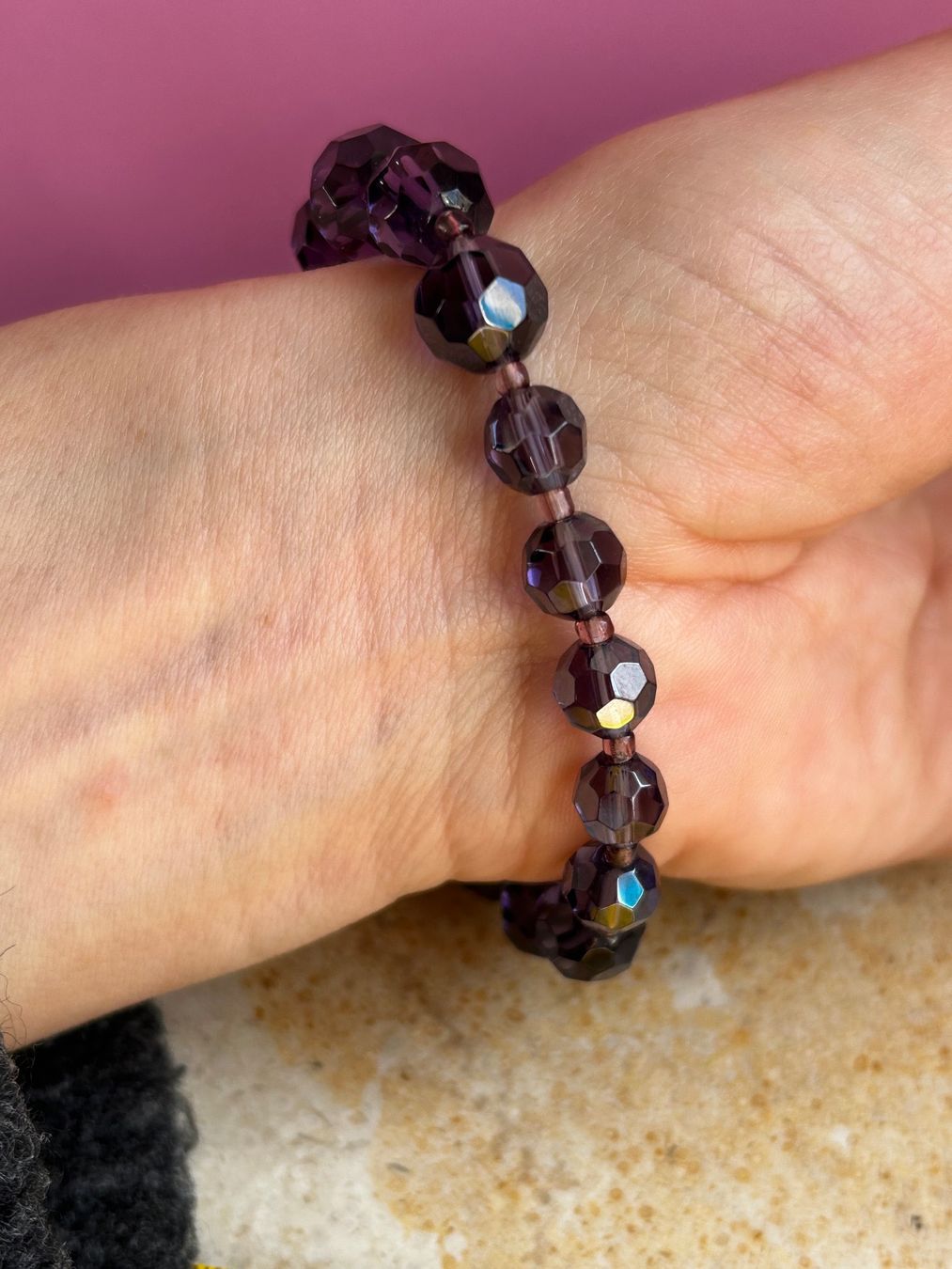 Armbänder & -reifen: Armband violett Disco-Fox oder Charleston – Gebraucht aus Laufen von Bellavitaboom 5
