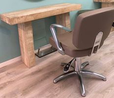 1x Profi-Coiffeursessel Salon Ambience «KLEO» Cappuccino NEU