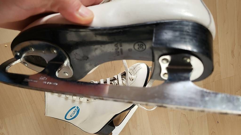 Pattini da ghiaccio: Graf Schlittschuhe Gr. 36 – Usato da Frutigen venduto da 100tom 4