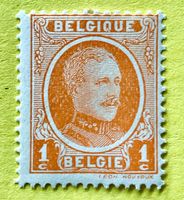 Briefmarken aus Belgien König Albert I.  Ungestempelt  ﻿