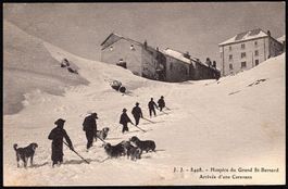 1920_AK - Grosser St. Bernard - Hospiz nach Neuchâtel