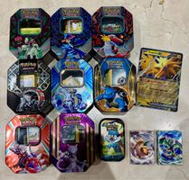 🇬🇧 Pokémon XXL Kartenlot 2014–2024 | 8 Tins + Jumbo + Mini