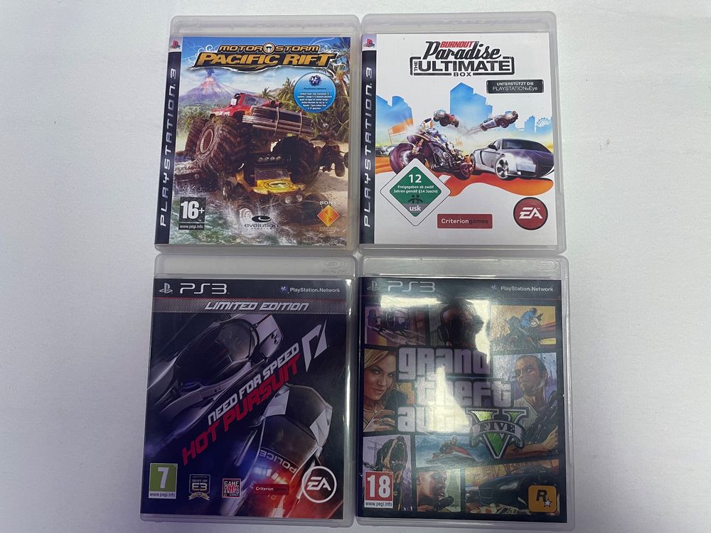 4x PS3 Games GTA V Burnout NFS Pacific Rift in gutem Zustand (Gebraucht ...