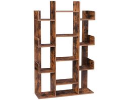 Bücherregal in Baumform Standregal mit 13 Fächern TARA