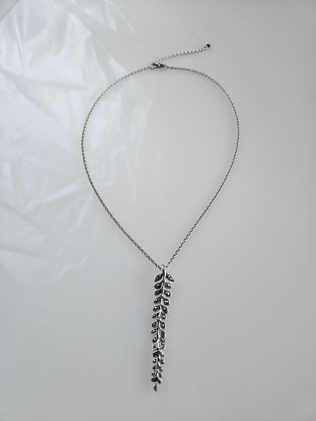 Ketten: Silber Kette mit Floral-Anhänger – Neu (gemäss Beschreibung) aus Winterthur von ste_tcx5 1