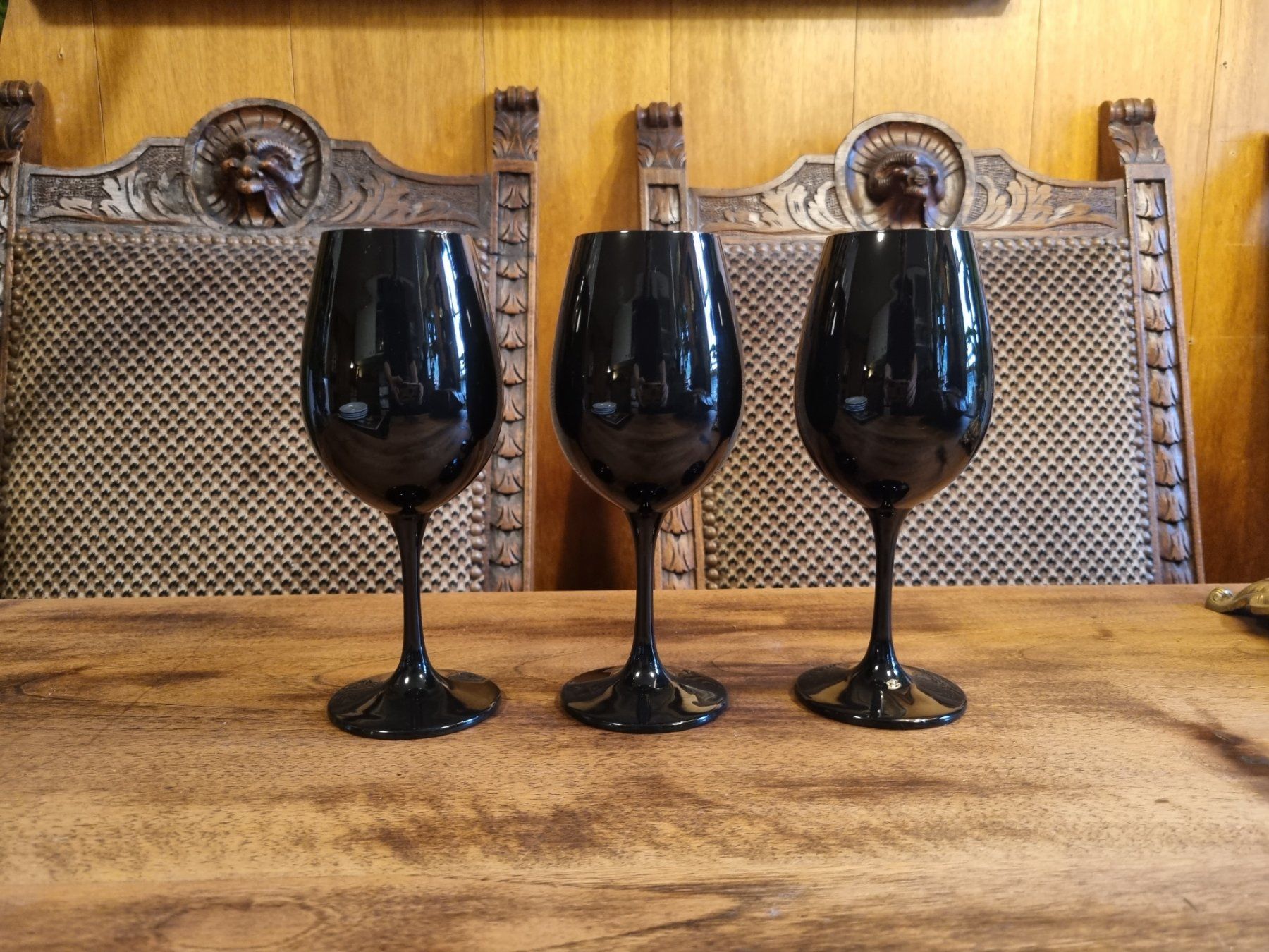 Gläser: 3 Schott Zwiesel Sensus Degustationsgläser schwarz – Gebraucht aus Scharnachtal von devin03 7