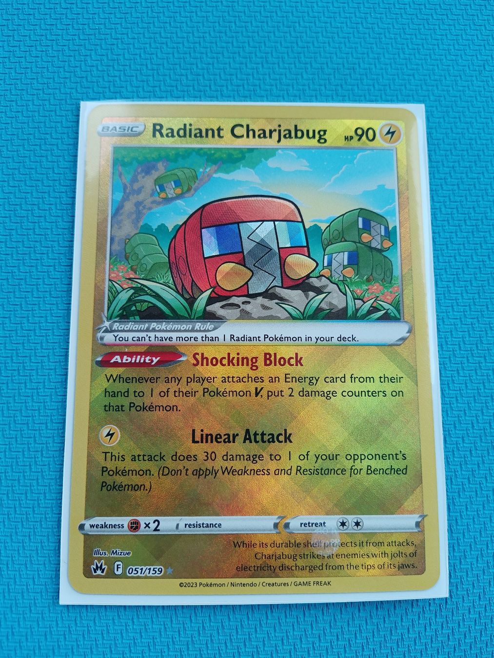 Cartoline: Radiant Charjabug - Crown Zenith – Usato da Altstätten SG venduto da GGsGameshop