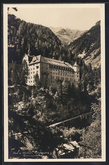 Cartoline postali: AK Val-Sinestra, Bad und Kurhaus – Usato da Berlin venduto da bartko-reher