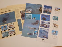 Mauritanien WWF Sonderserie Mittelmeer Mönchsrobbe