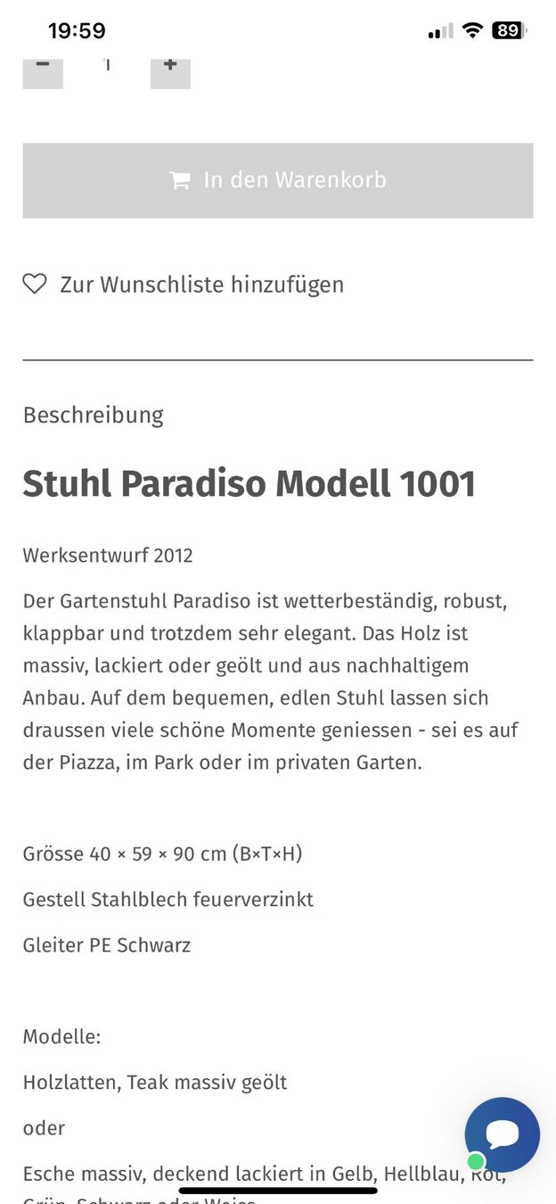 Embru Sedie: Gartenstuhl embru gelb 1 von 18 – Nuovo (secondo la descrizione) da Glattfelden venduto da immohome.zgraggen 4