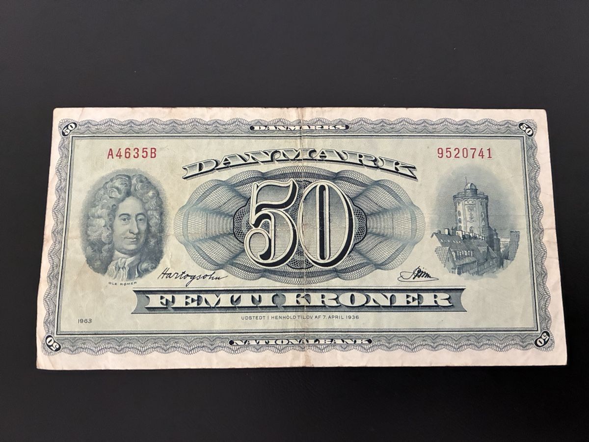 Billets de banque: 50 Kroner DENMARK 1970 P.045m – D'occasion à Dällikon par Woldbanknoten 1