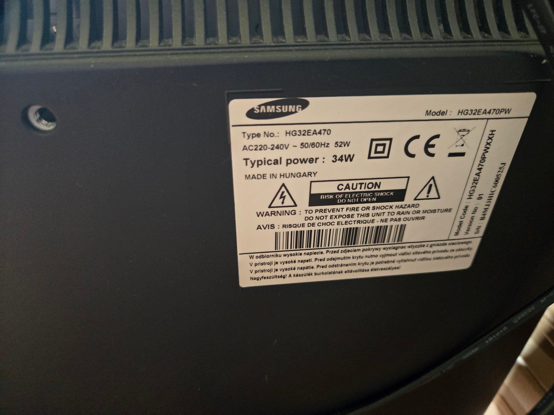 Samsung Televisori: Samsung Flachbildfernseher – Usato da Altstätten SG venduto da Tschuppben 2