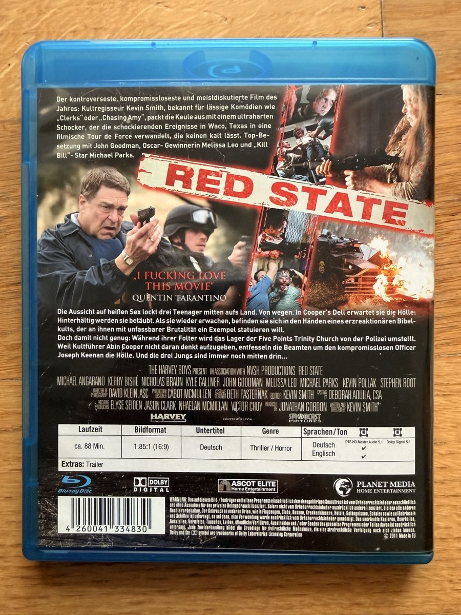 Alle DVDs: Red State (2011) Blu-ray – Gebraucht aus Kölliken von nerdorado 1