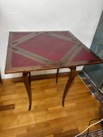 Spieltisch aufklappbar Innenseite Leder Stil Louis XV