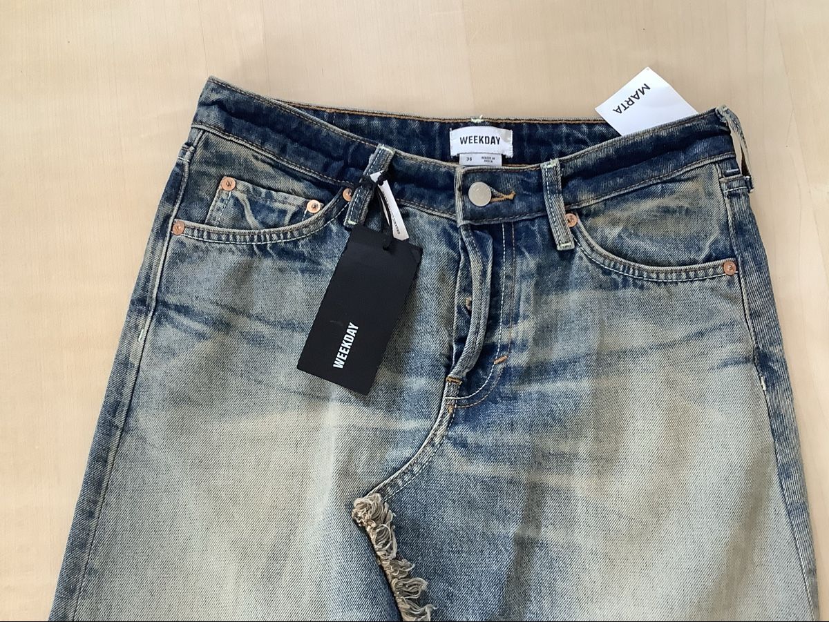 Weekday Gonne: Maxi jupe en jeans – Nuovo e nell'imballaggio originale da Fribourg venduto da Chantal1234 4