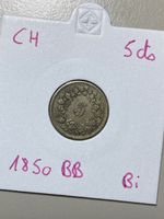 Suisse - 5 centimes - 1850 BB 