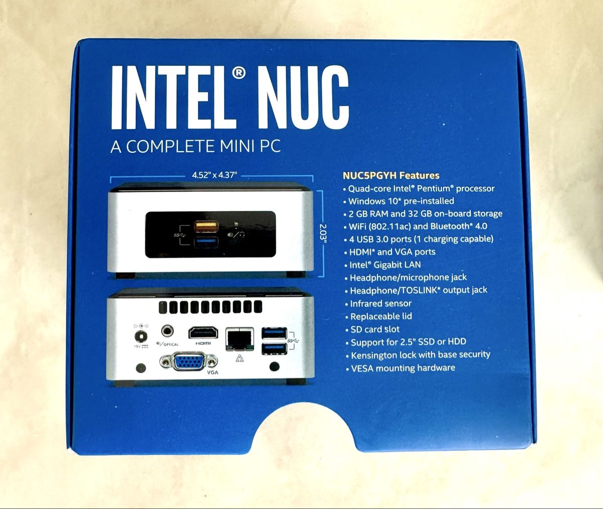 Intel PCs: Intel NUC NUC5PGYH Mini PC mit Windows 10 – Neuf (Voir description) à Emmenbrücke par Appophis 3
