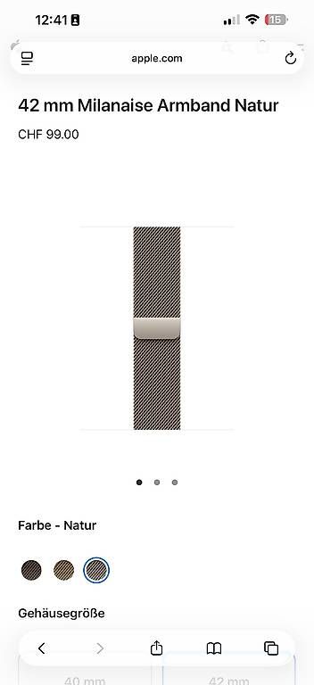 Armbänder & -reifen: Apple Watch Armband  – Gebraucht aus Uster von hanna99 2