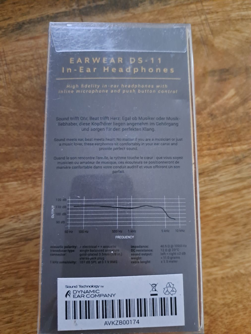 Kopfhörer: Kopfhörer Earwear ds 11 in ear – Neu und originalverpackt aus Luzern von good-time 1