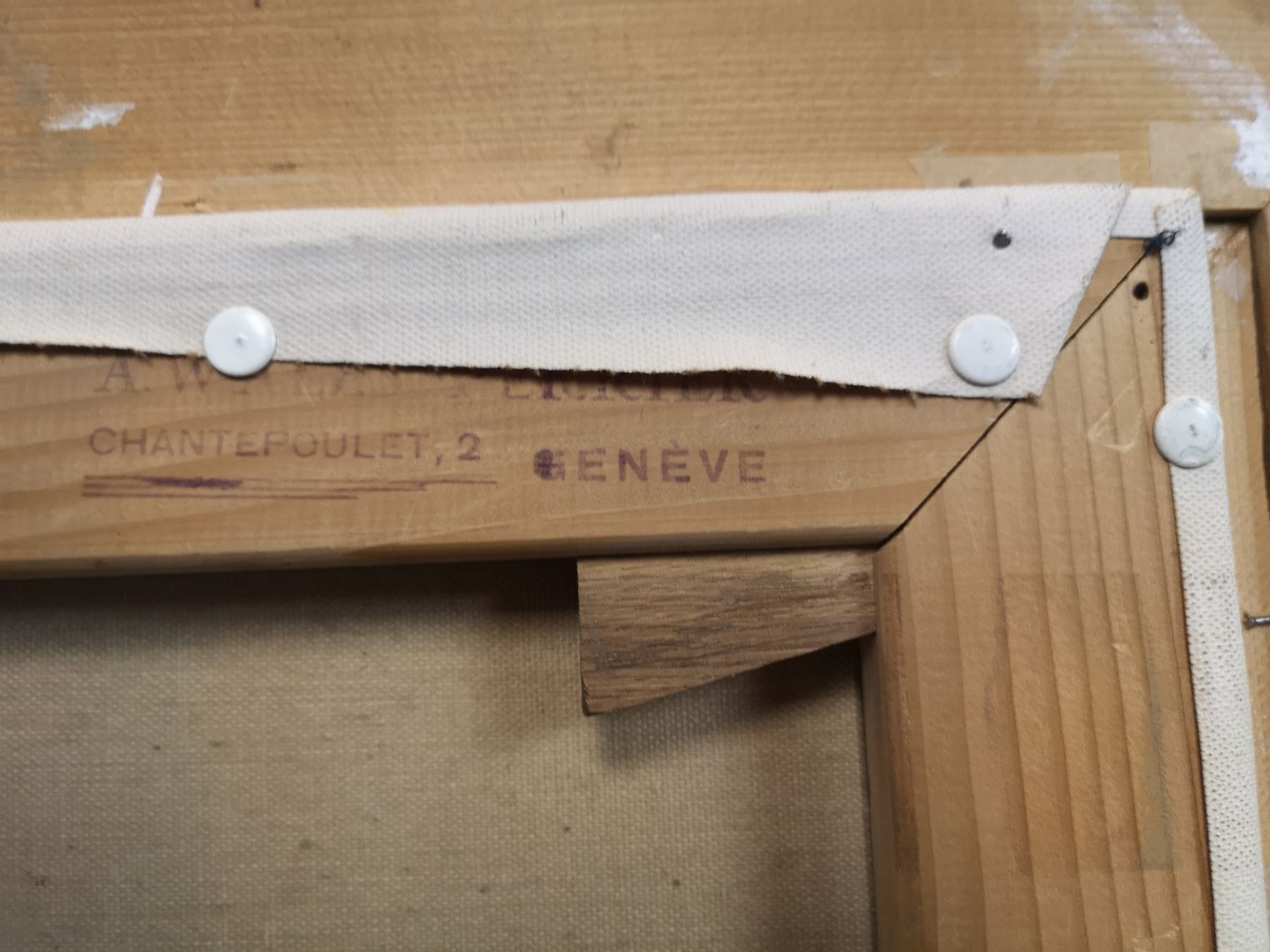 Gemälde: Huile signée Pache? – Gebraucht aus Genève von Qanil77 6