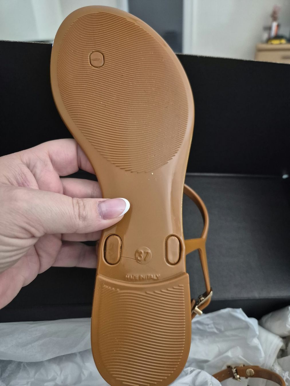 Mcm Damenschuhe: MCM Sandalen in cognac – Neu und originalverpackt aus Bottmingen von Plemenito 1