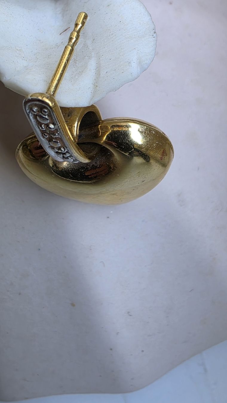 Orecchini pendenti & Orecchini a lobo: Gold Ohrring 18 karat – Usato da Effretikon venduto da rinuom01 4