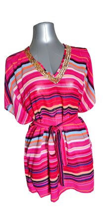 Sommerliches Tunika Kleid, Gr. S