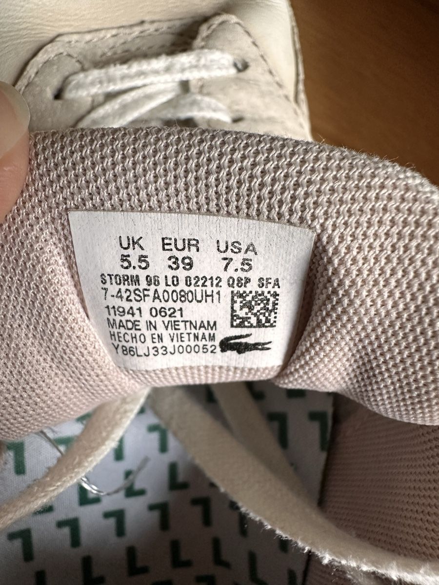 Lacoste Scarpe da donna: Lacoste shoes, Size 38/39, Beige – Usato da Horgen venduto da ger_2y92 9