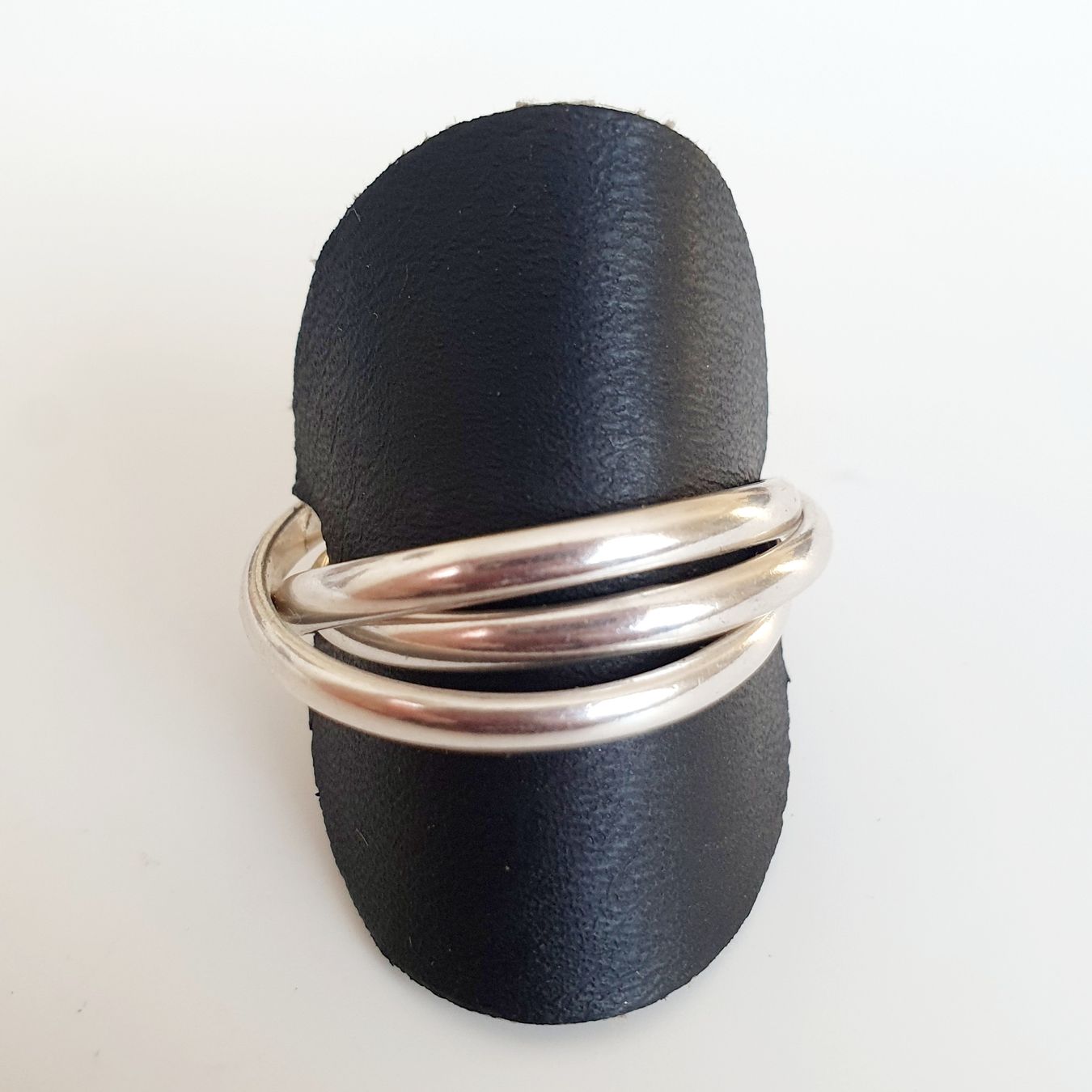 Anelli: Trinity-Ring aus 925 Silber gr. 21,2 mm – Usato da Kreuzlingen venduto da Wunderkiste123