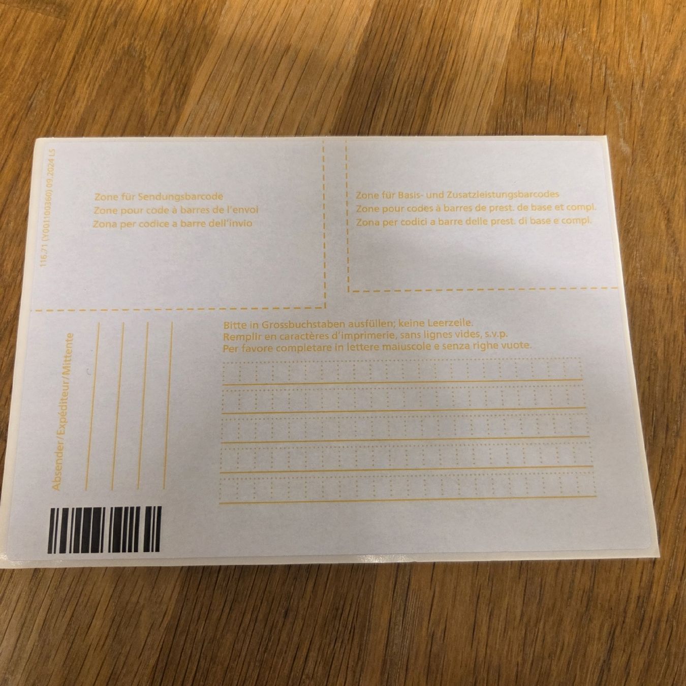 Sticker: Neue Schweizer Post Paketkleber 70 Stück  – Nuovo (secondo la descrizione) da Stans venduto da Ducati16 3