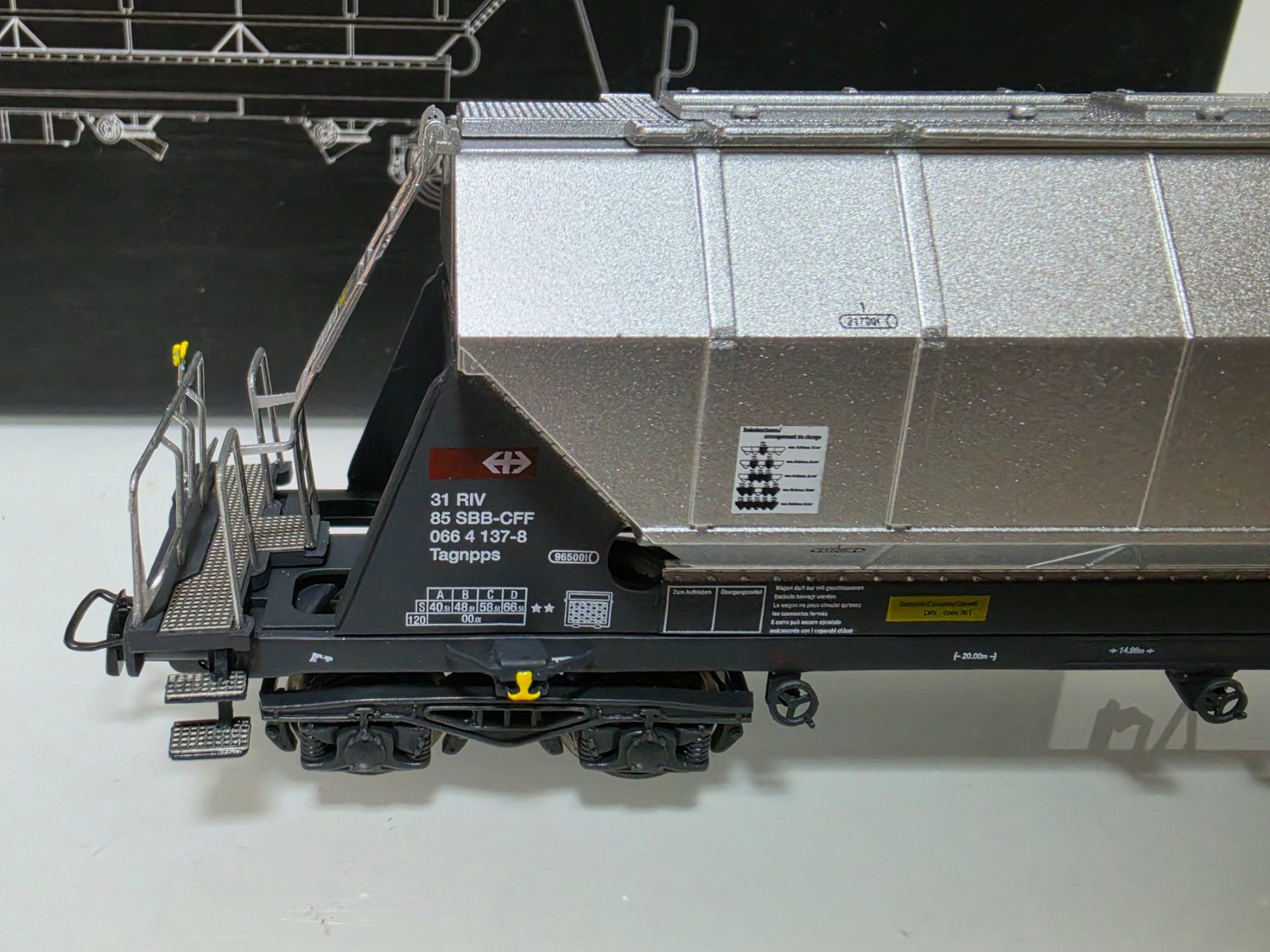 Modellini di ferrovie: B-Models SBB Cargo Wagenset neu – Nuovo e nell'imballaggio originale da Neuenhof venduto da ludovicco 3